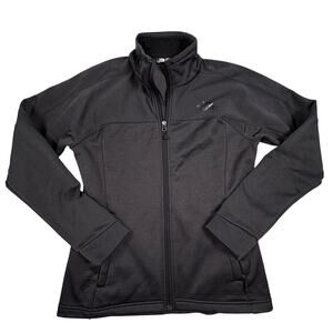 The North Face Cinder 200 Soft Shell Jacket Women's M Gray Full Zip Fleece